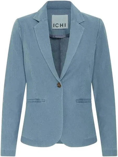 ICHI Kate Blazer Denim Blue