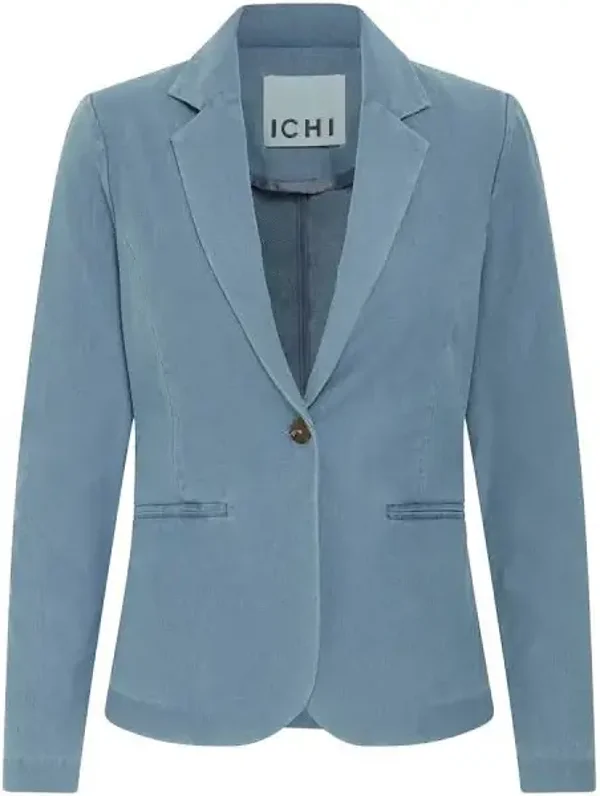 ICHI Kate Blazer Denim Blue