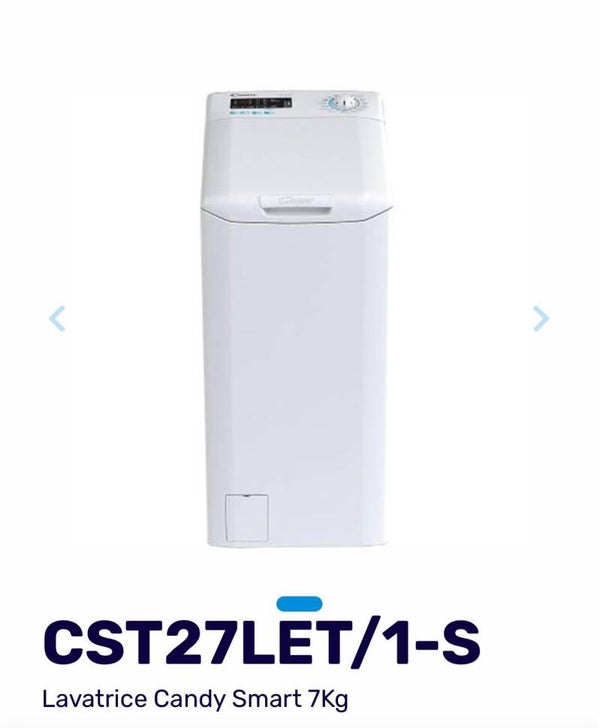 lavatrice candy smart carica dall'alto