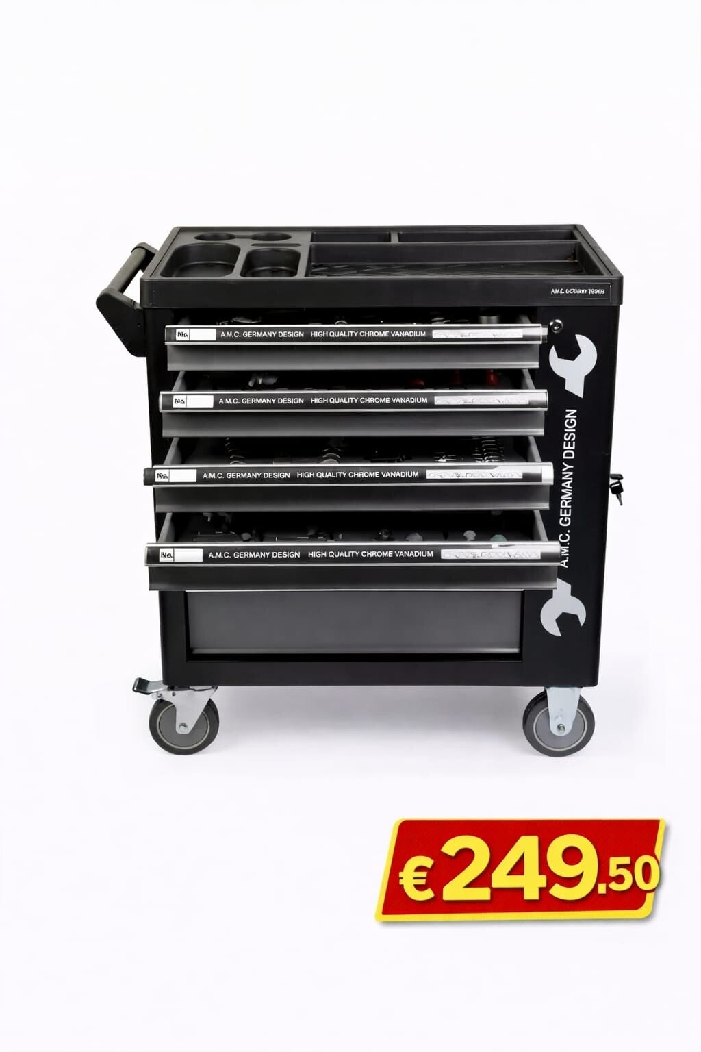 Carrello Porta Attrezzi con Ruote oltre  500pz All'interno