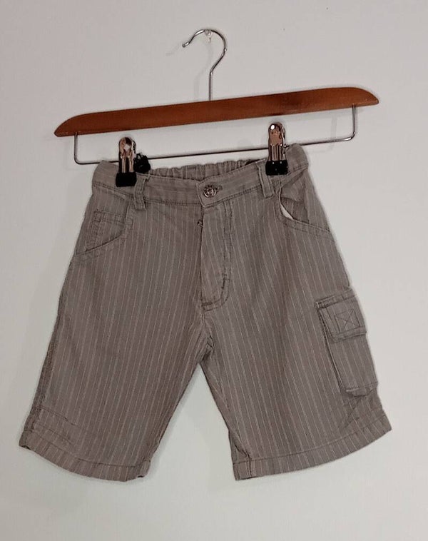 Short marron rayures