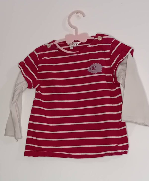 T-shirt hérisson rouge