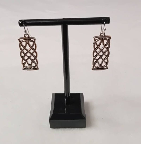 Boucles d'oreilles argentées