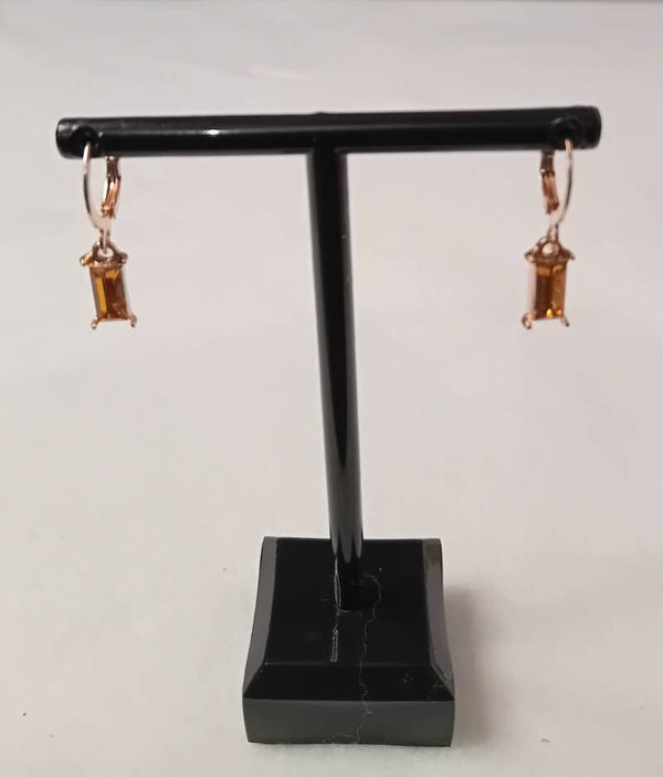 Boucles d'oreilles jaunes