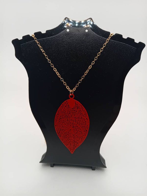 Ensemble feuille rouge