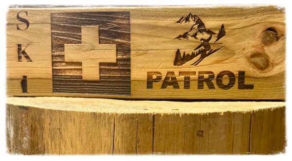 Déco bois SKI PATROL