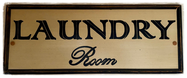 Enseigne Laundry room