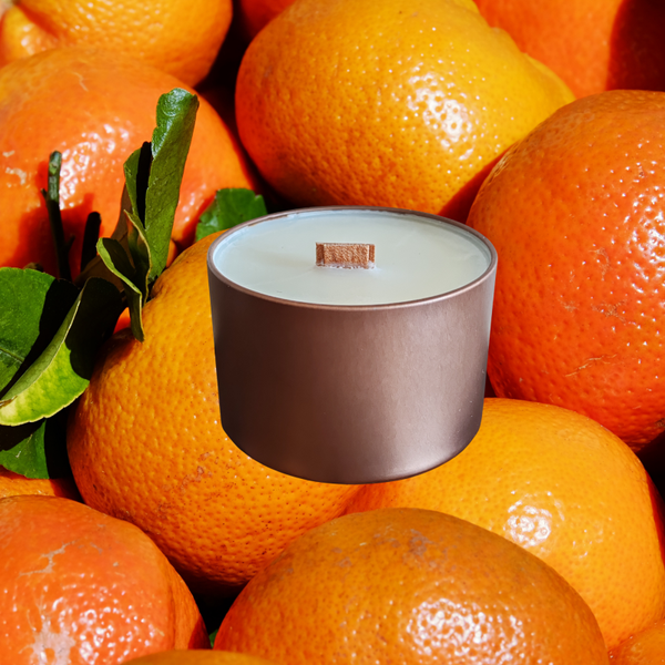 BOUGIE PARFUMÉE MANDARINE (ANTI-STRESS)