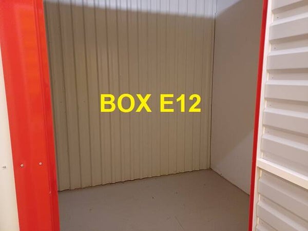 Miete Lagerbox Nr. E12 - 6,3 m² in der Ziegeleistraße 29 - 1 Monat