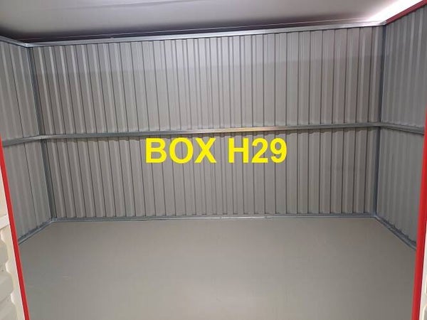 Miete Lagerbox Nr. H29 - 12,3 m² in der Ziegeleistraße 29 - 1 Monat