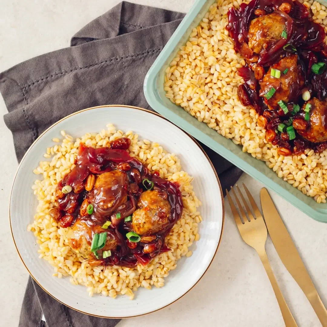 Boulettes liégeoises, carottes et ebly