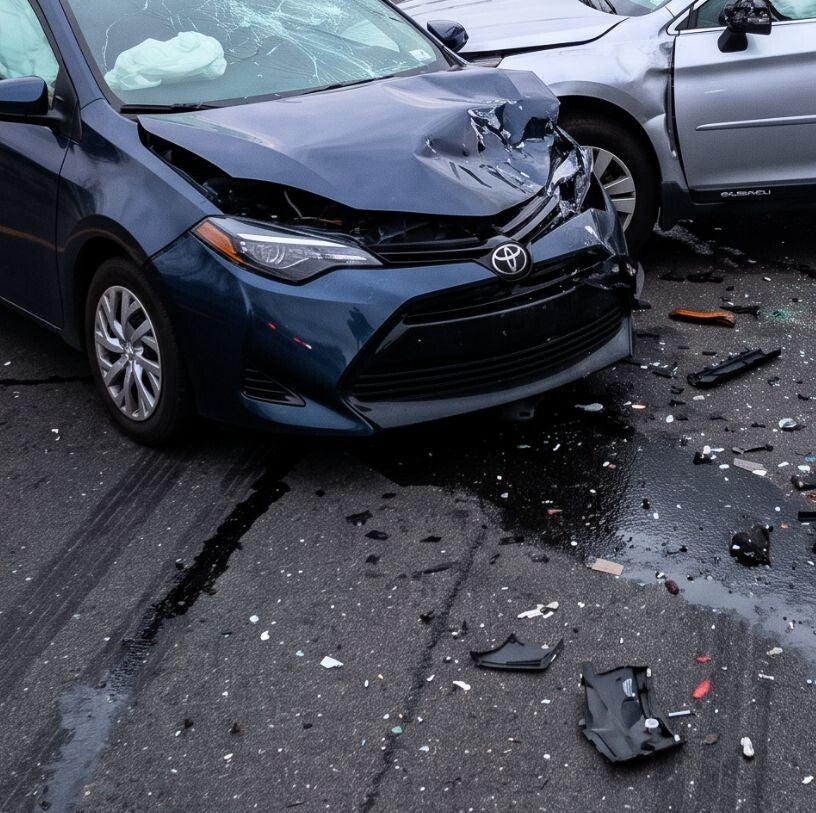 Heftig auto-ongeluk in Alphen aan den Rijn met als gevolg letselschade