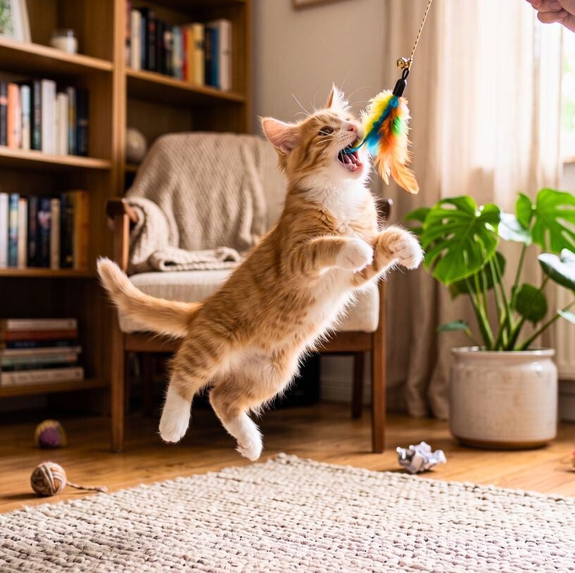 Gebeten door een kat
