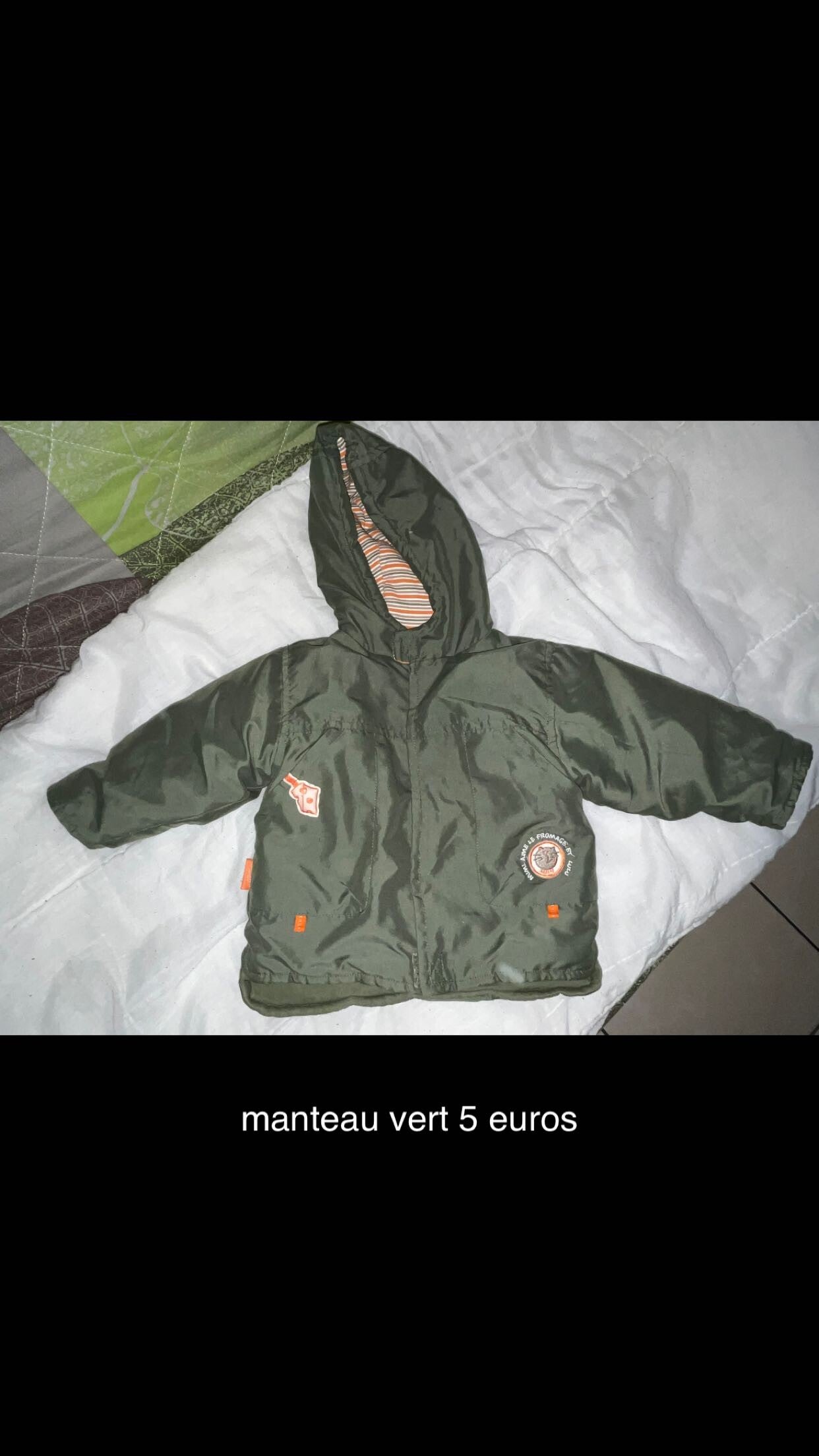 manteau vert
