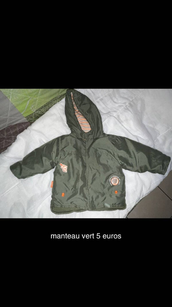 manteau vert