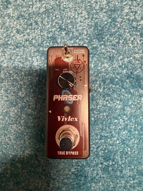 Vivlex Phaser Guitar Effect Pedal Vintage & Modern 2 Modes Phase Effect