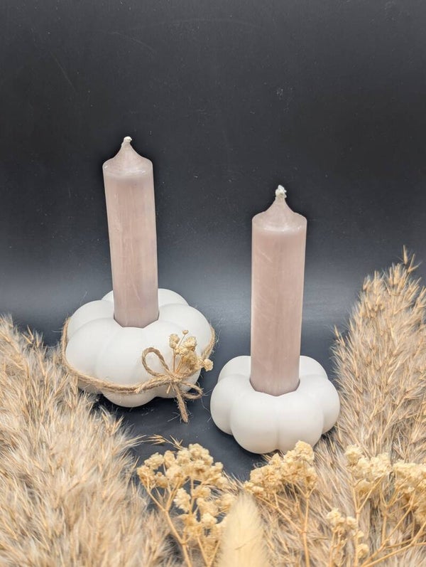 Kürbis Kerzenhalter