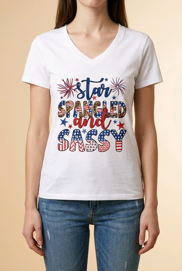 Star Spangled and Sassy Women's L