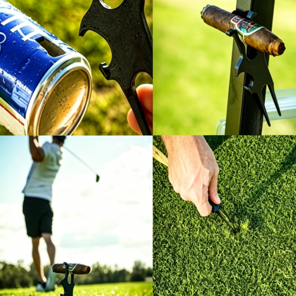 Universelles Divot mit Zigarrenhalter