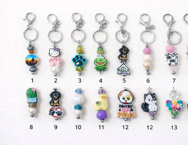 Beaded Key Rings