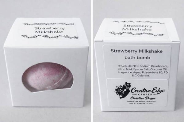 Strawberry Milkshake Bath Bomb 5oz