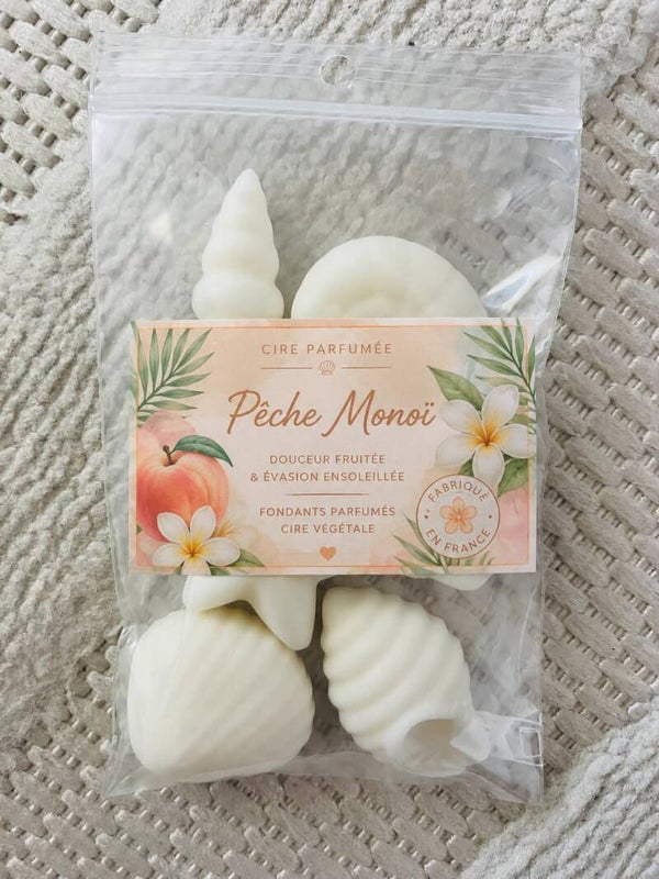 Fondants pêche monoï