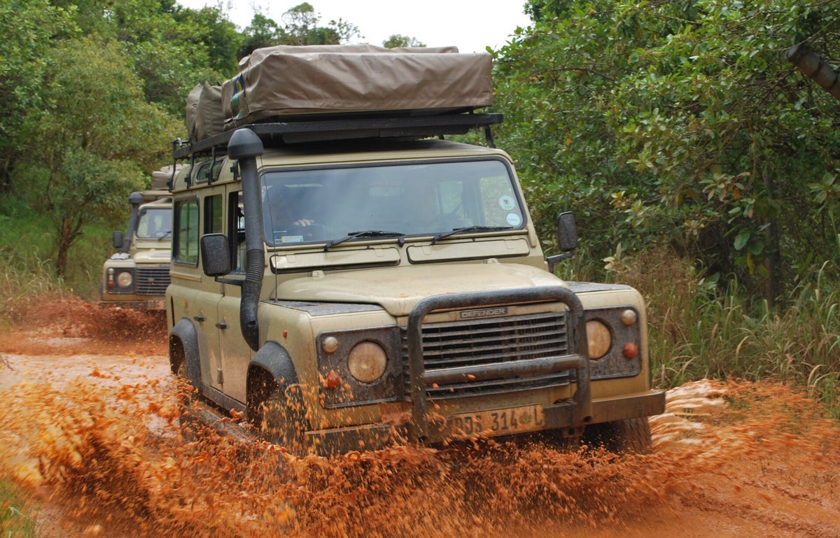 Self drive trail Afrika - 4x4 Land Rover Defenders