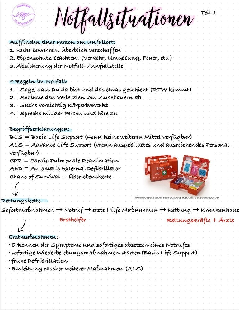 Notfallsituationen