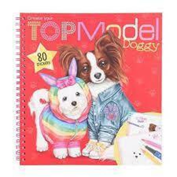 TOPModel Create your TOPModel Doggy Malbuch livre coloriage
