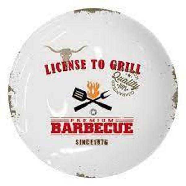 Servierteller BBQ 27cm - Assiette présentation / Plat à servir
