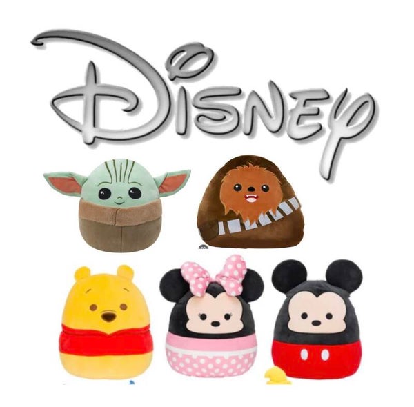 Squishmallow Disney - winnie - star wars - minnie