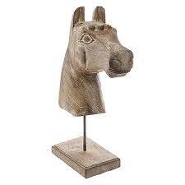 Tête de Cheval en Bois - Pferde Kopf - Holz - horse head wood
