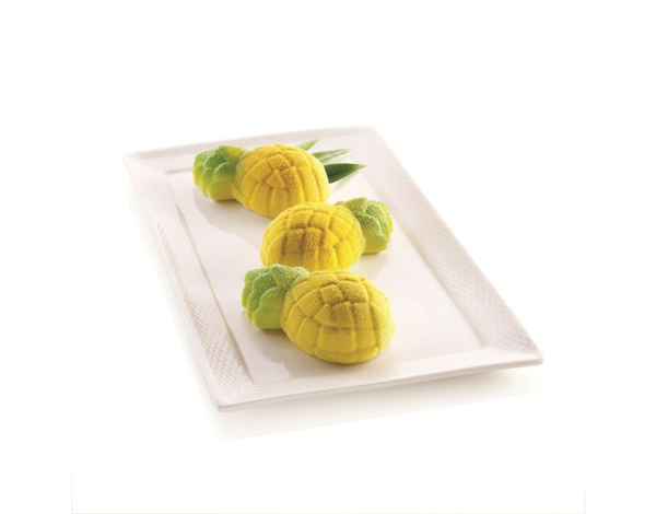 Moule à gâteau fantaisie Silikomart 5 mini ananas 3D Backform