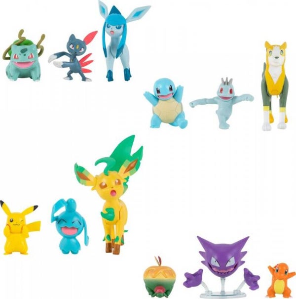 POKEMON BATTLE FIGUREN DREIERPACK SERIE 10