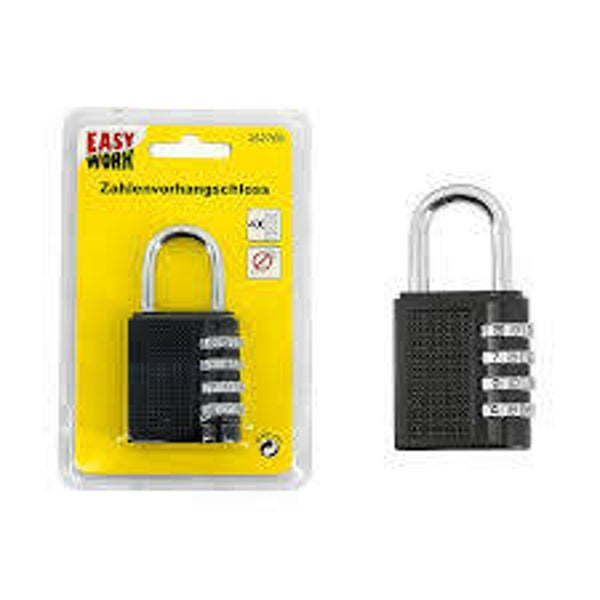 Zahlenvorhangschloss 4 stellig - cadenas