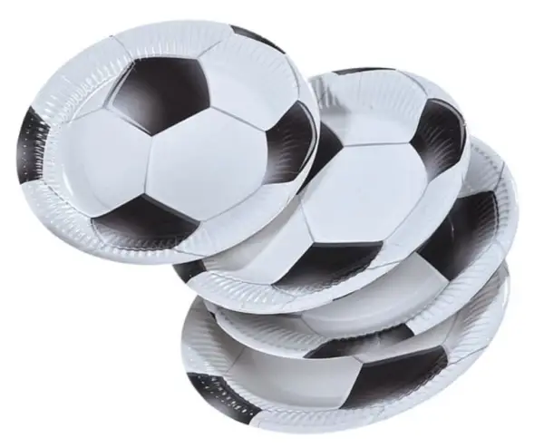 Fussball Pappteller - assiettes de football carton - paper plates