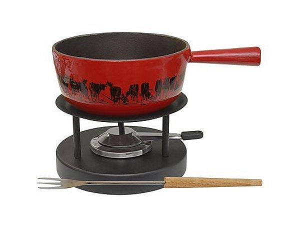 HEIDI CHEESE LINE Fondue-Set 9-teilig PAT Guss - fonte