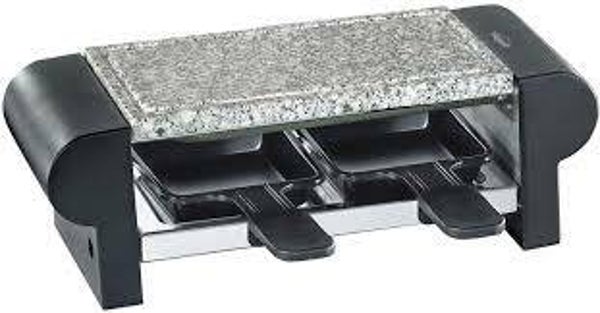 Küchenprofi Raclette Hot Stone Duo schwarz
