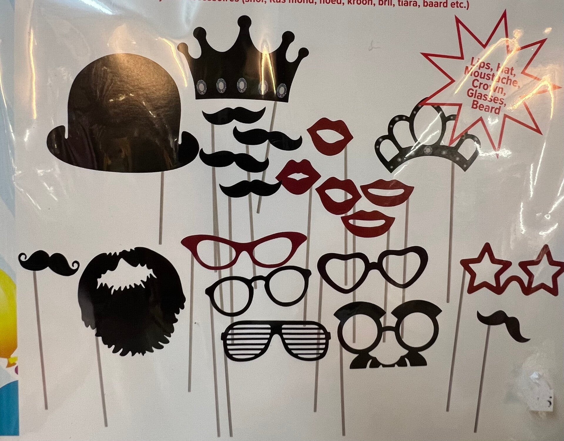 Party Spassbrille - lunettes photo fête Sylvester