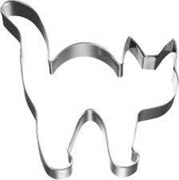 Birkmann Halloween Katze mit Buckel Ausstecher, 8cm - chat - cat
