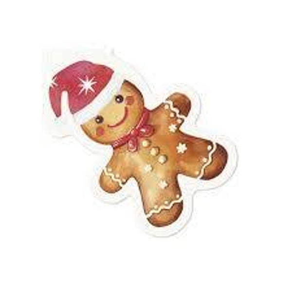 Serviettes papier Gingerman - Papier Servietten Lebkuchenmann