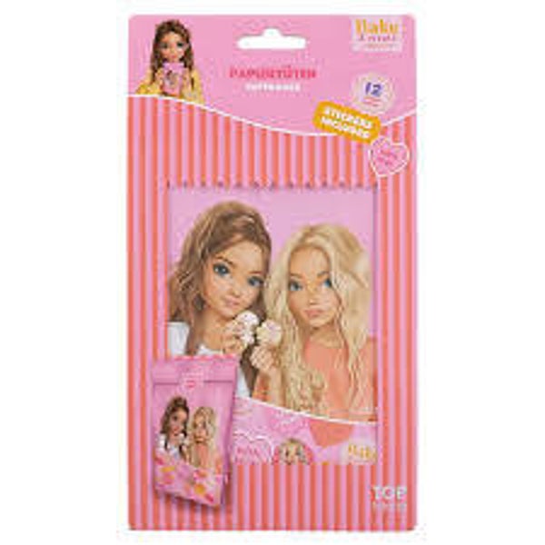 TOPModel Papiertüten inkl. Stickern BAKE - sachet en papier