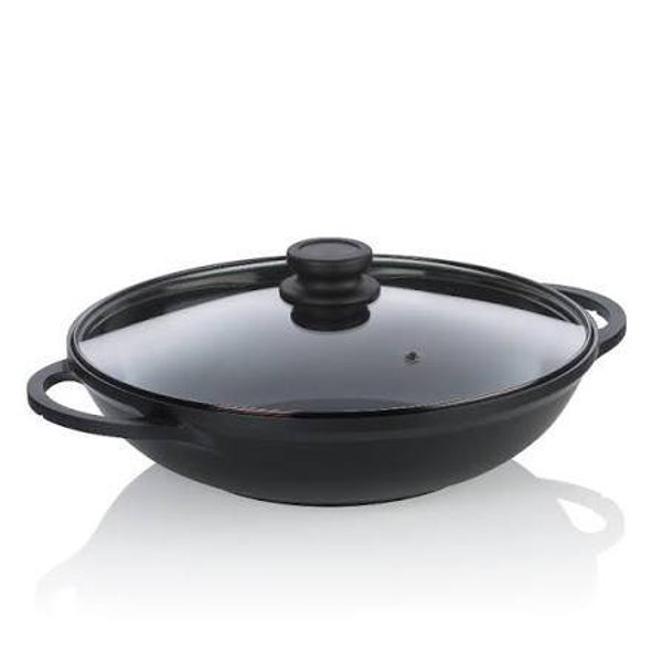 Kela - Wok Atura en fonte d'aluminium - Aluminiumguss 32cm