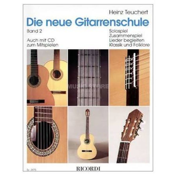 Ricordi Die neue Gitarrenschule - école guitarre - apprendre