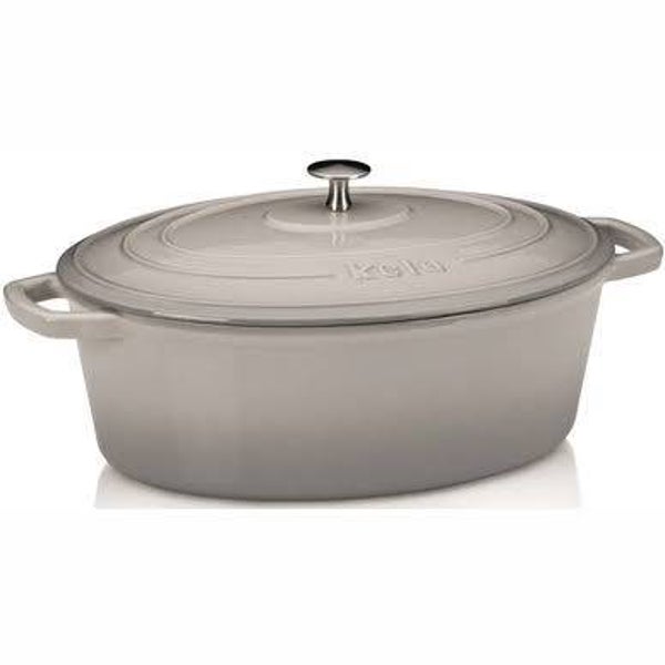 Kela Cocotte Calido Oval fonte émail - Bratentopf Guss
