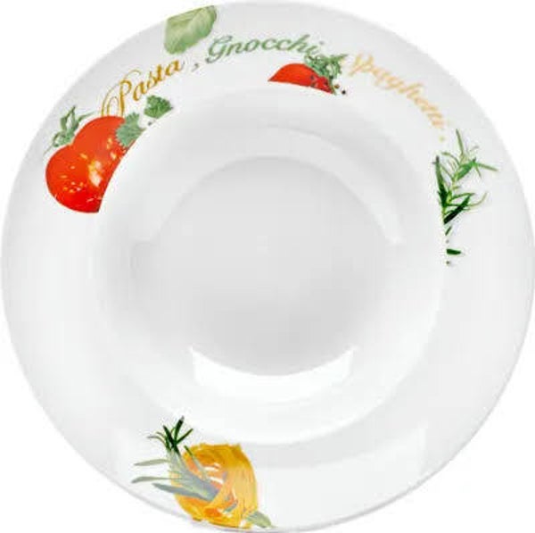 Teller PASTA 26,5 cm - Nudel - assiette pâtes creuse