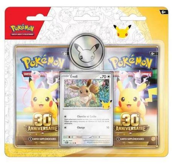 POKEMON 30e ANNIVERSAIRE - 2 booster