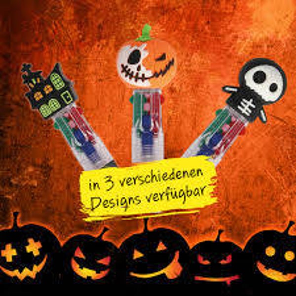 Stylo bille 4 couleurs Halloween Online - 4 farb Kugelschreiber - pen