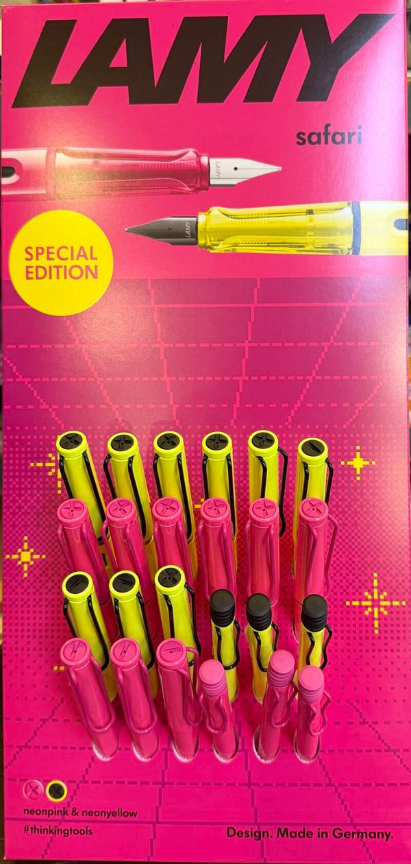 Lamy Safari Neon Special Edition - pink / yellow