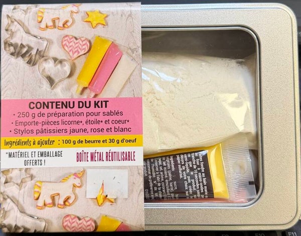 Kit biscuits Licorne Unicorn Einhorn Kekse